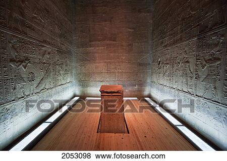 Stock Photo - Naos In The Sanctuary Of The Temple Of Isis, Philae, Aswan, Egypt. Fotosearch