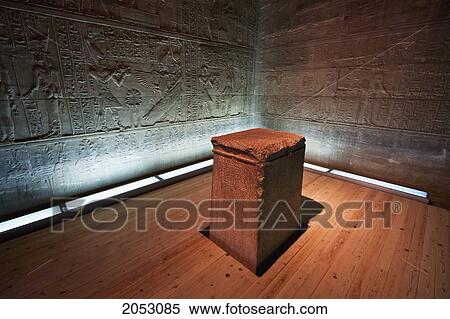 Stock Photography - Naos In The Sanctuary Of The Temple Of Isis, Philae, Aswan, Egypt. Fotosearch