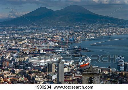 Naples, Cityscape, Vesuvius, Italy View Large Photo Image Picture - Naples, Cityscape, Vesuvius, Italy. Fotosearch
