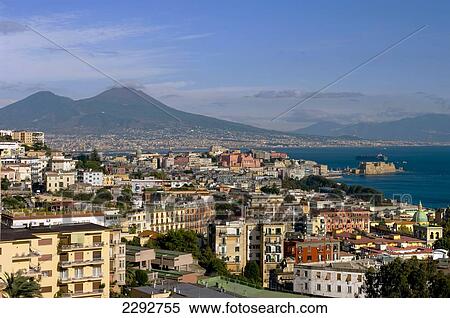 Naples, Cityscape, Vesuvius, Italy View Large Photo Image Stock Photography - Naples, Cityscape, Vesuvius, Italy. Fotosearch