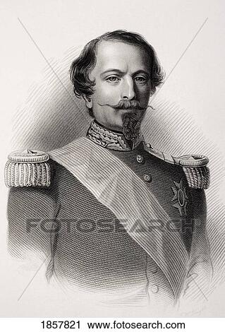 Stock Image - Napoleon Iii Also Called Until 1852 Louis Napoleon In Full Charles Louis Napoleon Bonaparte 1808-1873 President Of The Second Republic Of France 1850-52 And Then Emperor Of The French 1852-70 Nephew Of Napoleon I Engraving From A 19Th Century Print. Fotosearch