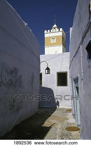 Stock Photograph - Narrow Alleys In Souk. Fotosearch