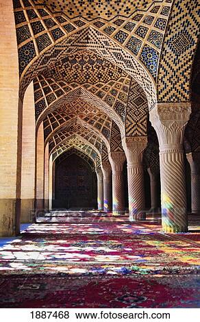 Stock Photo - Nasir Al-Mulk Mosque. Fotosearch