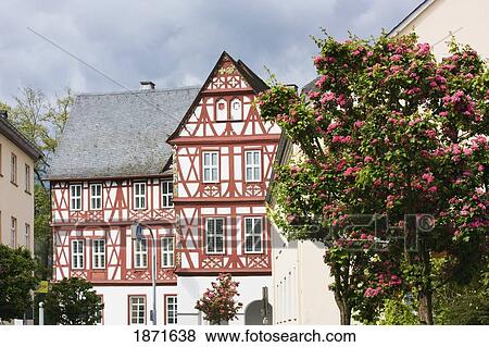 Nassau, Rheinland-Pfalz, Germany; A House View Large Photo Image Stock Photo - Nassau, Rheinland-Pfalz, Germany; A House. Fotosearch