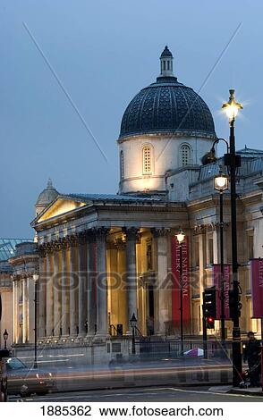 National Gallery At Dusk View Large Photo Image Stock Image - National Gallery At Dusk. Fotosearch