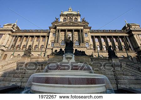 Stock Photo - National Museum At Prague, Czech Republic. Fotosearch