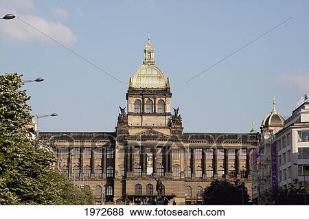 Stock Photo - National Museum At Prague, Czech Republic. Fotosearch