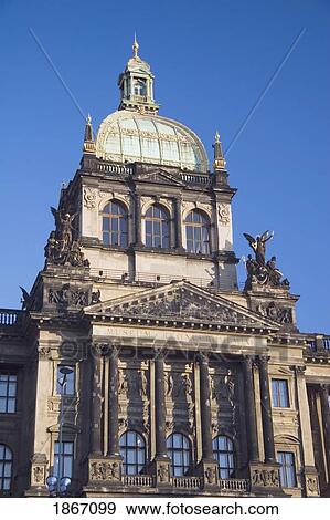 Stock Photo - National Museum, Prague, Czech Republic. Fotosearch