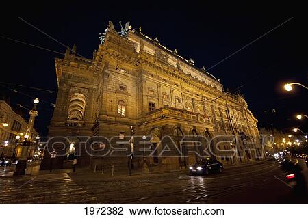 National Theatre, Prague, Czech Republic View Large Photo Image Stock Image - National Theatre, Prague, Czech Republic. Fotosearch