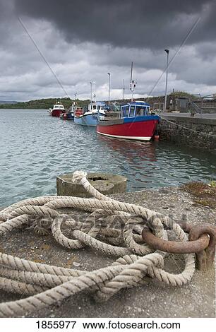 Nautical Rope And Boats; Garlieston, Dumfries And Galloway, Scotland View Large Photo Image Stock Photo - Nautical Rope And Boats; Garlieston, Dumfries And Galloway, Scotland. Fotosearch