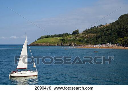 Nautical Vessel At Lekeitio, Basque Country View Large Photo Image Stock Photo - Nautical Vessel At Lekeitio, Basque Country. Fotosearch