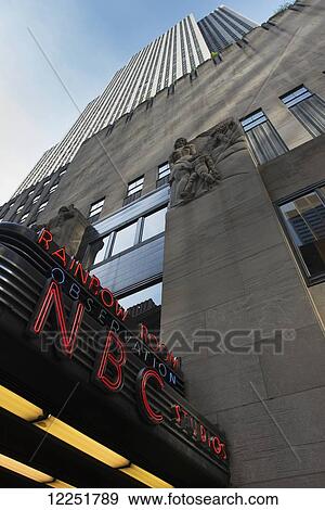 NBC Studios sign and building; New York City, New York, United States of America View Large Photo Image Stock Photo - NBC Studios sign and building; New York City, New York, United States of America. Fotosearch