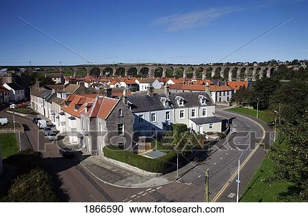 Neighborhood, Berwick, Northumberland, England View Large Photo Image Stock Image - Neighborhood, Berwick, Northumberland, England. Fotosearch