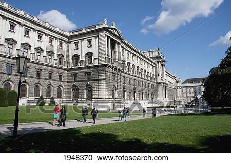 Stock Image - Neue Burg in the Hofburg Imperial Palace, Vienna (Wien), Austria. Fotosearch