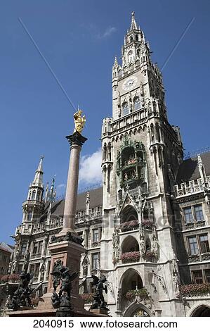 Neues Rathaus, Munich, Bavaria, Germany View Large Photo Image Stock Photography - Neues Rathaus, Munich, Bavaria, Germany. Fotosearch