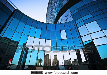 Nevada, Las Vegas, The Strip, City Center, Reflection In Windows Of Las Vegas Strip With Various Hotels And Casinos. View Large Photo Image Stock Photo - Nevada, Las Vegas, The Strip, City Center, Reflection In Windows Of Las Vegas Strip With Various Hotels And Casinos.. Fotosearch