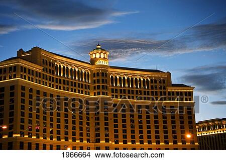 Picture - Nevada, Las Vegas, The Strip, The Bellagio Hotel.. Fotosearch