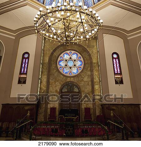 Stock Image - Neve Salom Synagogue In Beyoglu District; Istanbul Turkey. Fotosearch
