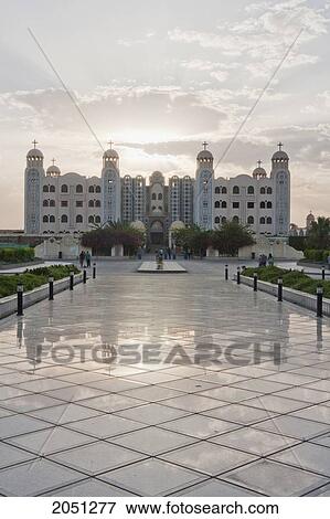 Stock Photo - New Buildings Of St. Mina Monastery In Mariut, Egypt. Fotosearch