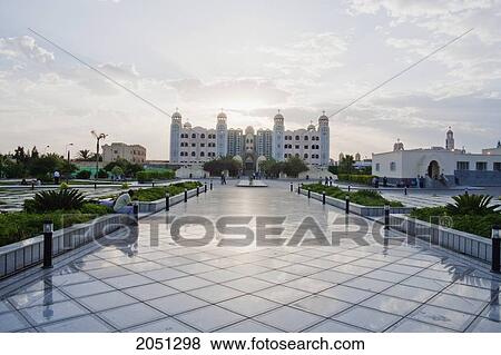 Stock Photo - New Buildings Of St. Mina Monastery In Mariut, Egypt. Fotosearch