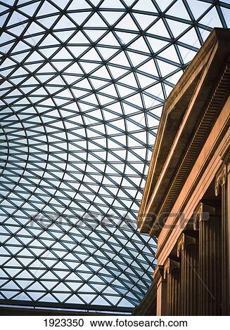 Stock Image - New Great Court Of The British Museum. Fotosearch