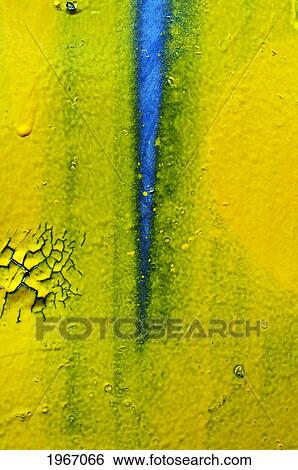 Stock Photograph - New Mexico, Abstract Close-Up Of Paint On Wall.. Fotosearch