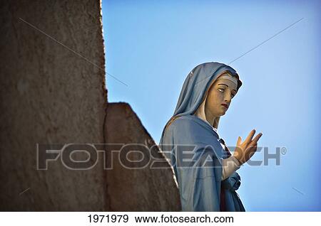 New Mexico, Albuquerque, Sculpture Of The Virgin Mary At Church Named After Saint Ignacio Loyola. Editorial Use Only. View Large Photo Image Stock Photo - New Mexico, Albuquerque, Sculpture Of The Virgin Mary At Church Named After Saint Ignacio Loyola. Editorial Use Only.. Fotosearch