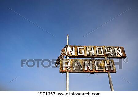 New Mexico, Old Ranch Sign Against Blue Sky. Editorial Use Only. View Large Photo Image Stock Photo - New Mexico, Old Ranch Sign Against Blue Sky. Editorial Use Only.. Fotosearch