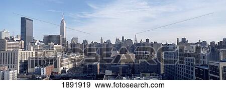 New York City Skyline View Large Photo Image Stock Photo - New York City Skyline. Fotosearch