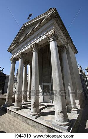 Stock Photo - Niches in a mausoleum at the Cementerio de la Recoleta, Buenos Aires, Capital Federal, Argentina. Fotosearch