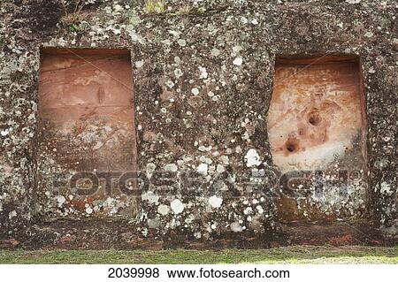 Stock Photo - Niches On The Carved Stone Hill Of El Fuerte De Samaipata, Santa Cruz Department, Bolivia. Fotosearch