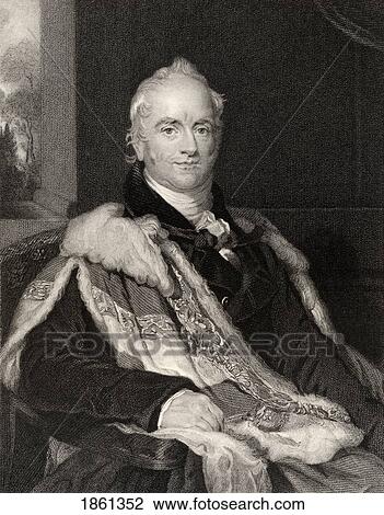 Stock Image - Nicholas Vansittart 1St Baron Bexley 1766 To 1851 English Politician Engraved By T A Dean After Sir T Lawrence From The Book National Portrait Gallery Volume Iii Published C 1835. Fotosearch