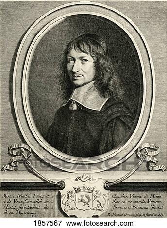 Nicolas Fouquet, 1615-1680. Chevalier, Vicomte De Melun Et Vaux. French Minister Of State And Superintendent Of Finances. Engraved By R. Nanteuil View Large Photo Image Stock Photo - Nicolas Fouquet, 1615-1680. Chevalier, Vicomte De Melun Et Vaux. French Minister Of State And Superintendent Of Finances. Engraved By R. Nanteuil. Fotosearch