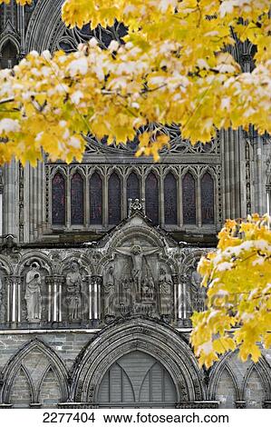 Picture - Nidaros Domkirke Cathedral; Trondheim, Norway. Fotosearch