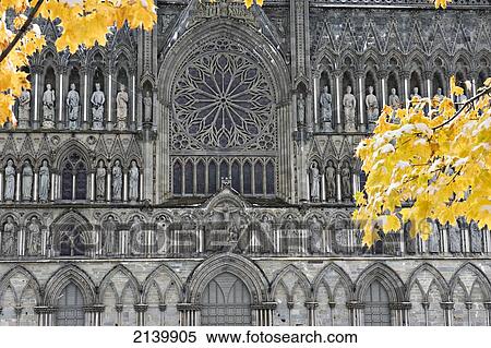 Nidaros Domkirke Cathedral; Trondheim, Sor-Trondelag, Norway View Large Photo Image Stock Photography - Nidaros Domkirke Cathedral; Trondheim, Sor-Trondelag, Norway. Fotosearch