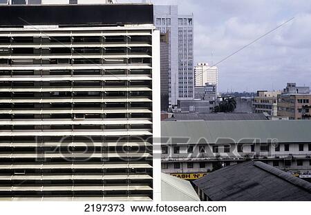 Stock Image - Nigeria, City Centre; Lagos. Fotosearch