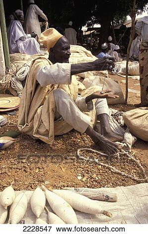 Nigeria, Street Market; Kano View Large Photo Image Stock Photo - Nigeria, Street Market; Kano. Fotosearch