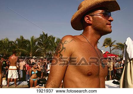 Stock Photo - Nikki Beach, At Spring Break. Fotosearch