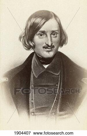 Stock Photo - Nikolay Vasilyevich Gogol, 1809 To 1852. Russian Writer. From A 19Th Century Print.. Fotosearch