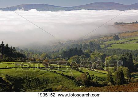 Stock Image - Nire Valley Landscape; Clonmel, County Tipperary, Ireland. Fotosearch