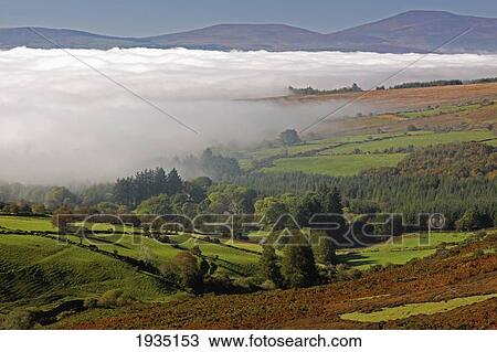 Stock Image - Nire Valley Landscape; Clonmel, County Tipperary, Ireland. Fotosearch
