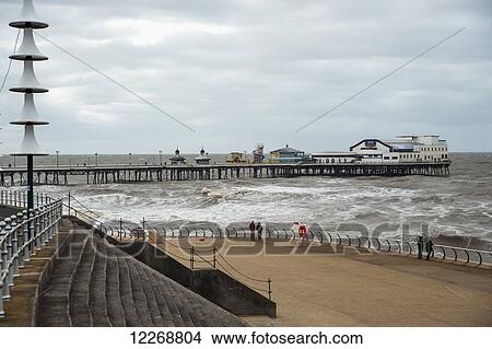 North Pier; Blackpool, Lancashire, England View Large Photo Image Picture - North Pier; Blackpool, Lancashire, England. Fotosearch