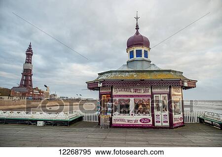 North Pier; Blackpool, Lancashire, England View Large Photo Image Stock Photography - North Pier; Blackpool, Lancashire, England. Fotosearch