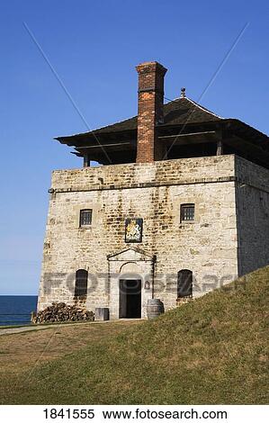 Stock Photography - North Redoubt In Old Fort Niagara State Park; Youngstown, New York, Usa. Fotosearch