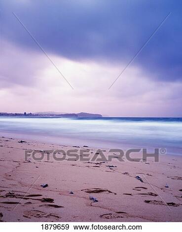 North Shore Beach At Sunset View Large Photo Image Stock Photo - North Shore Beach At Sunset. Fotosearch