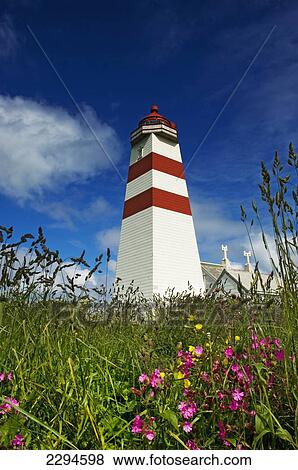 Norway, Moere og Romsdal, Low angle view of Alnes lighthouse near Alesund; Godoy Island View Large Photo Image Stock Photo - Norway, Moere og Romsdal, Low angle view of Alnes lighthouse near Alesund; Godoy Island. Fotosearch