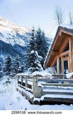 Norway Sognefjord Winter Wonderland Ortnevik Alpine Log Cabin