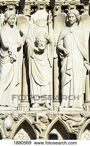Stock Photo - Notre Dame, Close Up. Fotosearch