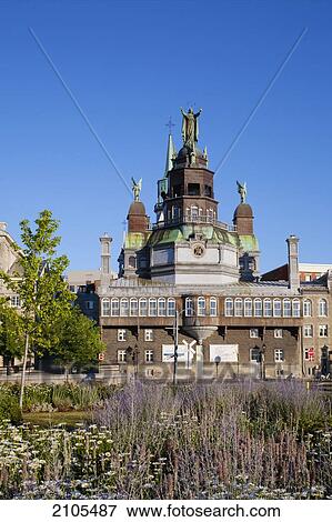 Stock Photo - Notre-Dame-De-Bon-Secours Chapel; Montreal Quebec Canada. Fotosearch