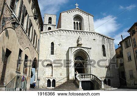 Stock Photograph - Notre Dame Du Puy Cathedral. Fotosearch